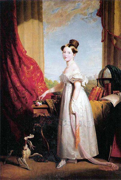 George Hayter Portrait of Princess Victoria of Kent Norge oil painting art